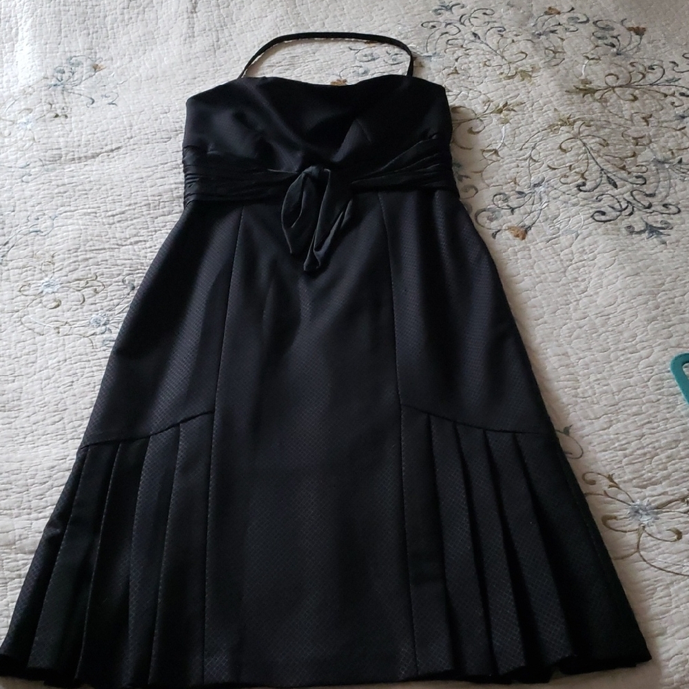 bebe Black Strapless Dress